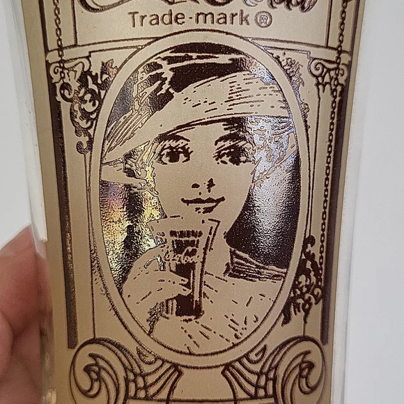 Vintage  Coke Coca Cola Flair Glass - Picture 13 of 17